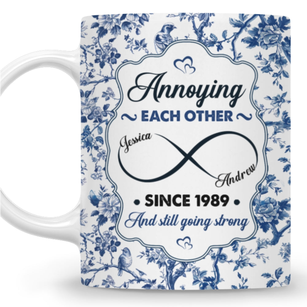 Custom Anniversary Keepsake Gifts For Couple • Love You Forever - Personalized Coffee Mug