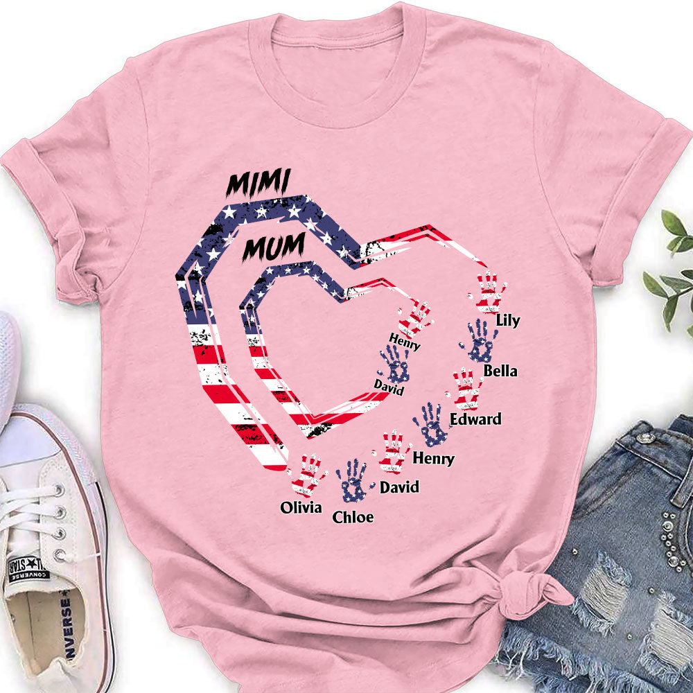 Custom Christmas & Birthday Gift for Mom, Grandma • We Love You Grandma - Personalized Shirt