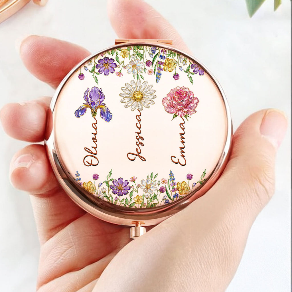 Thanks For Being Mine - Personalized Compact Mirror
