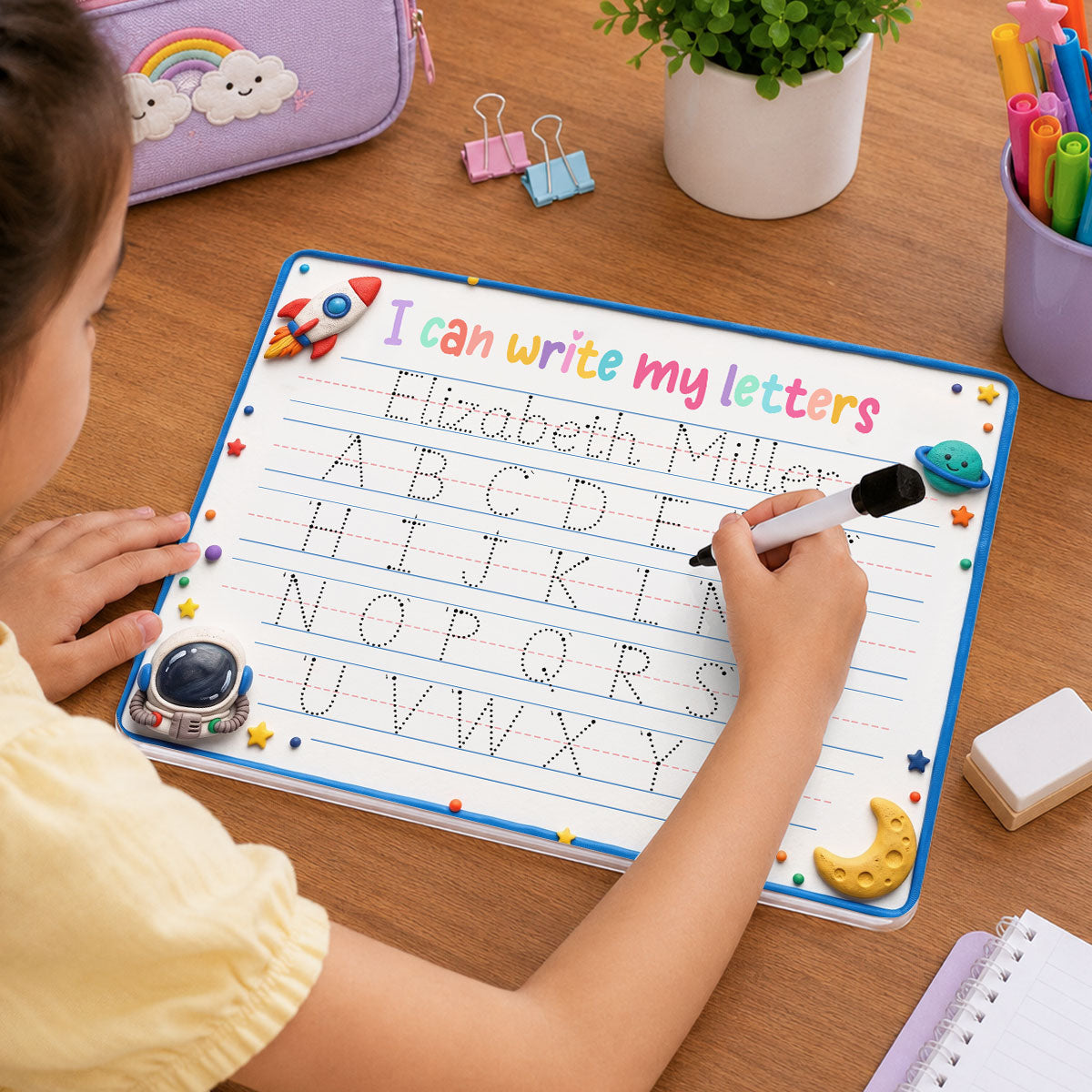 Write My Letters - Personalized Acrylic Tracing Board