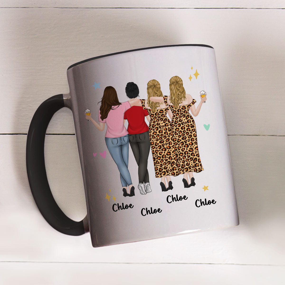 Custom Best Friend, Christmas & Birthday Friendship Keepsake Gift • My Human Diary - Personalized Accent Mug