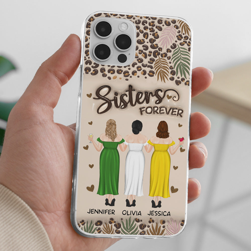Bestie Forever - Personalized 3D Inflated Effect Phone Case