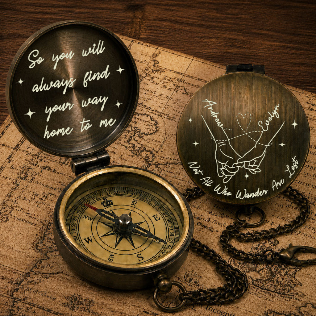 Your Last Everything - Personalized Engraved Pocket Compass