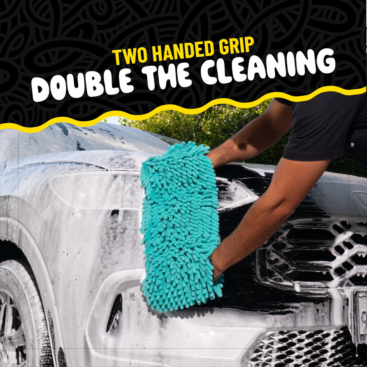 Big Noodle Grip & Glide Two Handed Wash Mitt - image 2