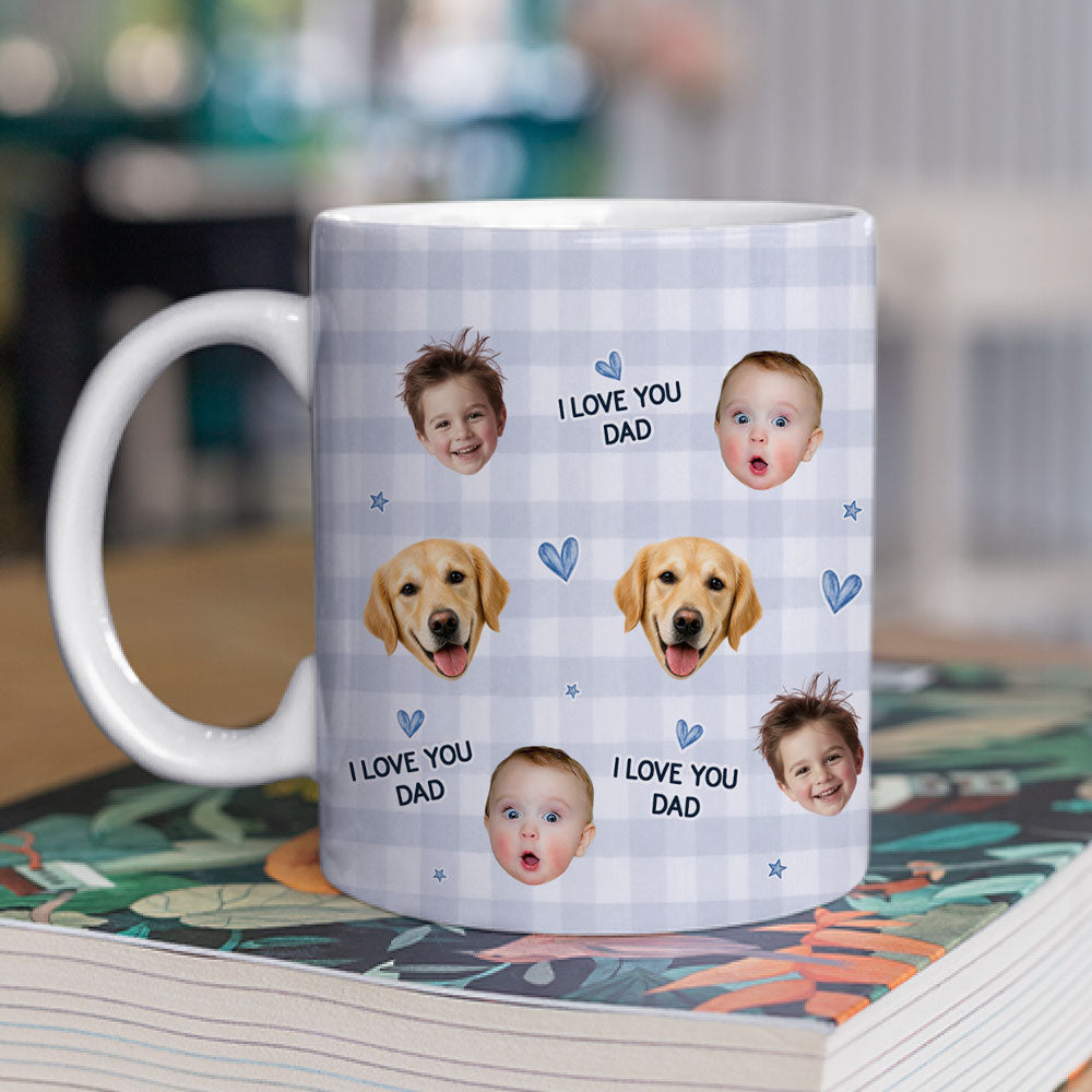 Custom Photo Father's Day, Special Gift for Dad & Grandpa • Love You Dad Funny - Personalized Coffee Mug