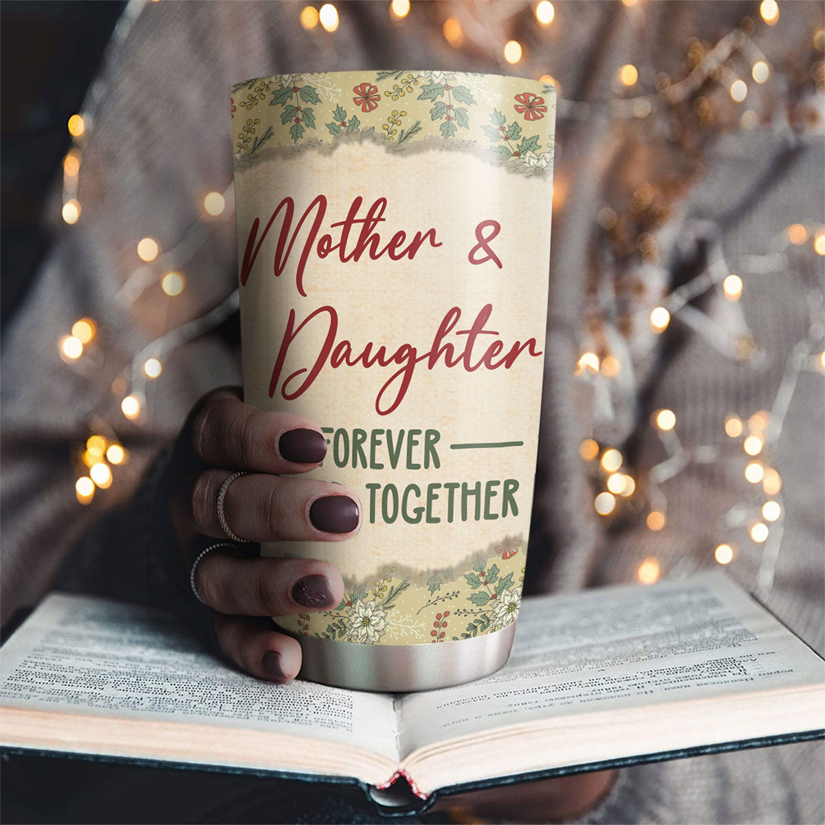 Custom Christmas Birthday Gifts For Mom • Forever Linked - Personalized Tumbler