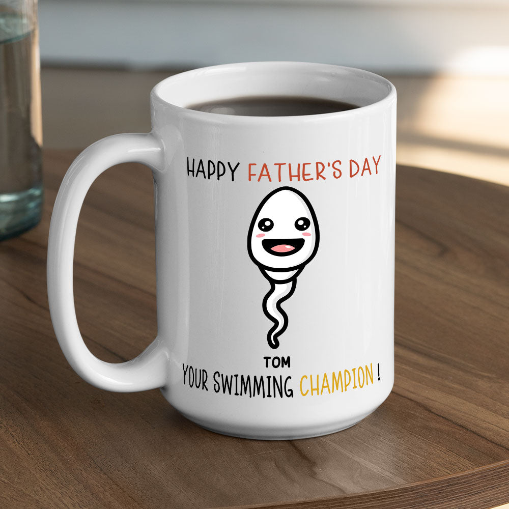 Custom Christmas & Birthday Keepsake Gift • Your Swimming Champions - Personalized Mug