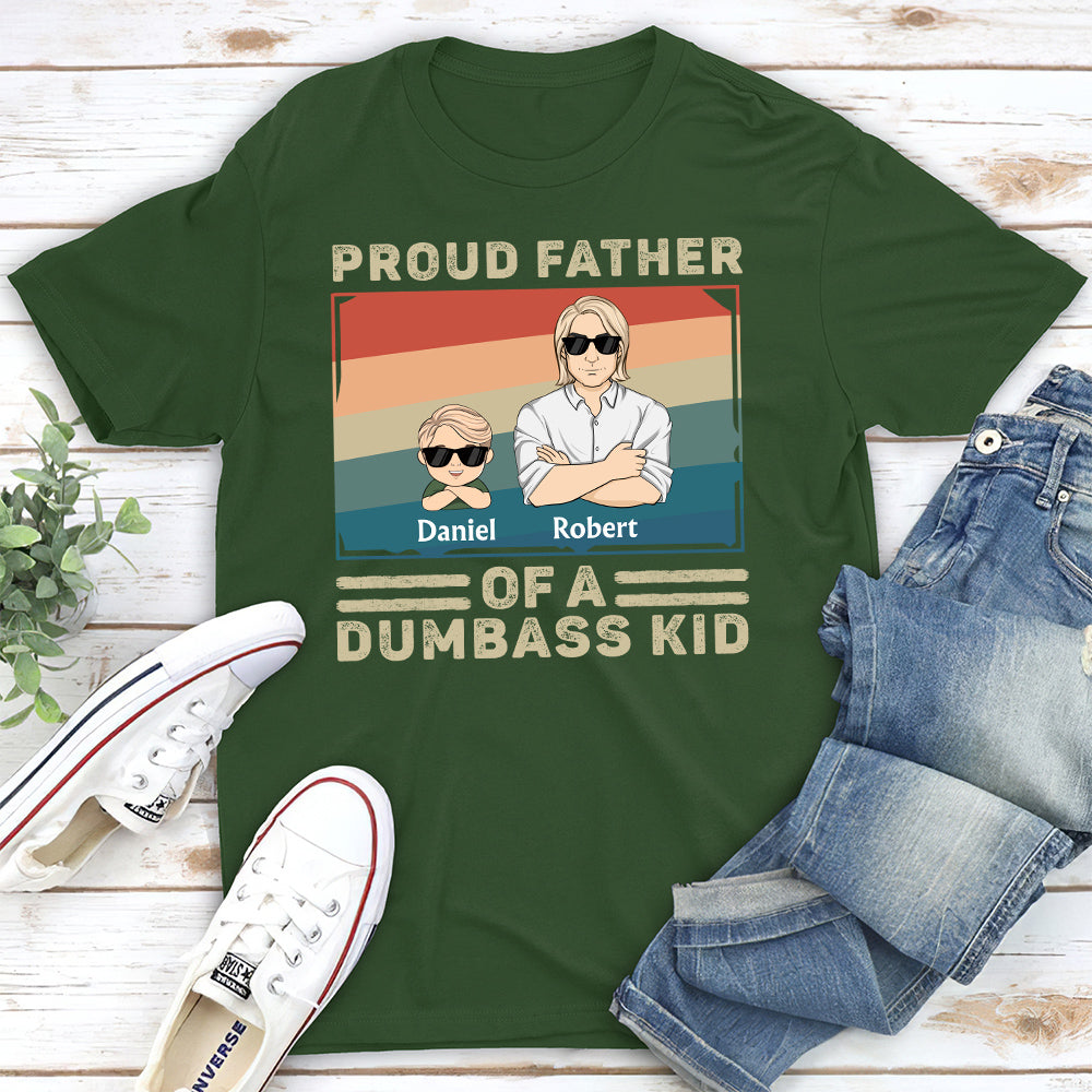 Custom Christmas & Birthday Gift for Dad, Grandpa • Proud Father Of A Few Baby - Personalized Shirt