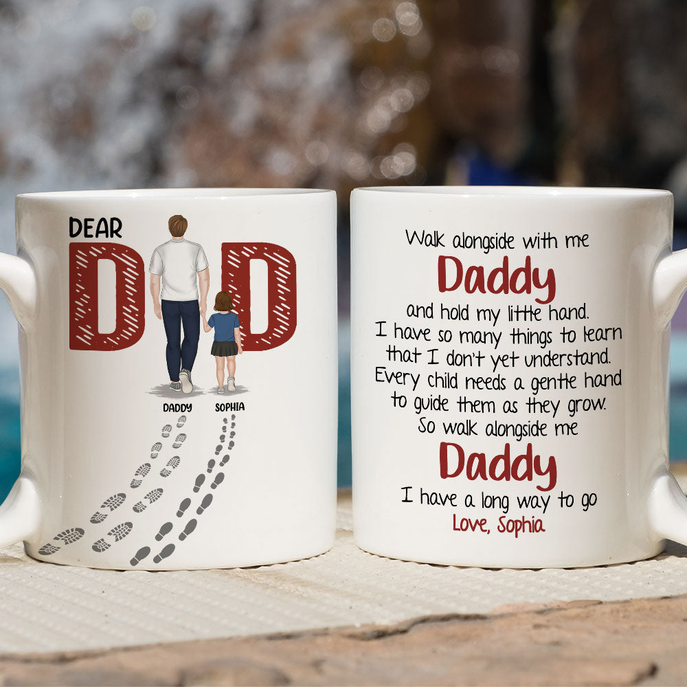 Custom Christmas & Birthday Gift for Dad • We Have A Long Way To Go - Personalized Coffee Mug