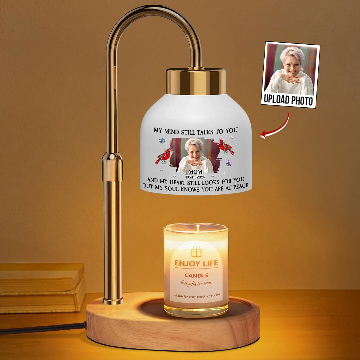 My Mind Talks To You - Personalized Candle Warmer Lamp