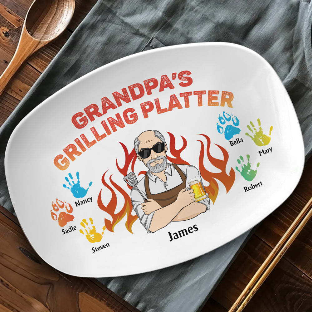 My Dad Is The Best Cook - Personalized Platter