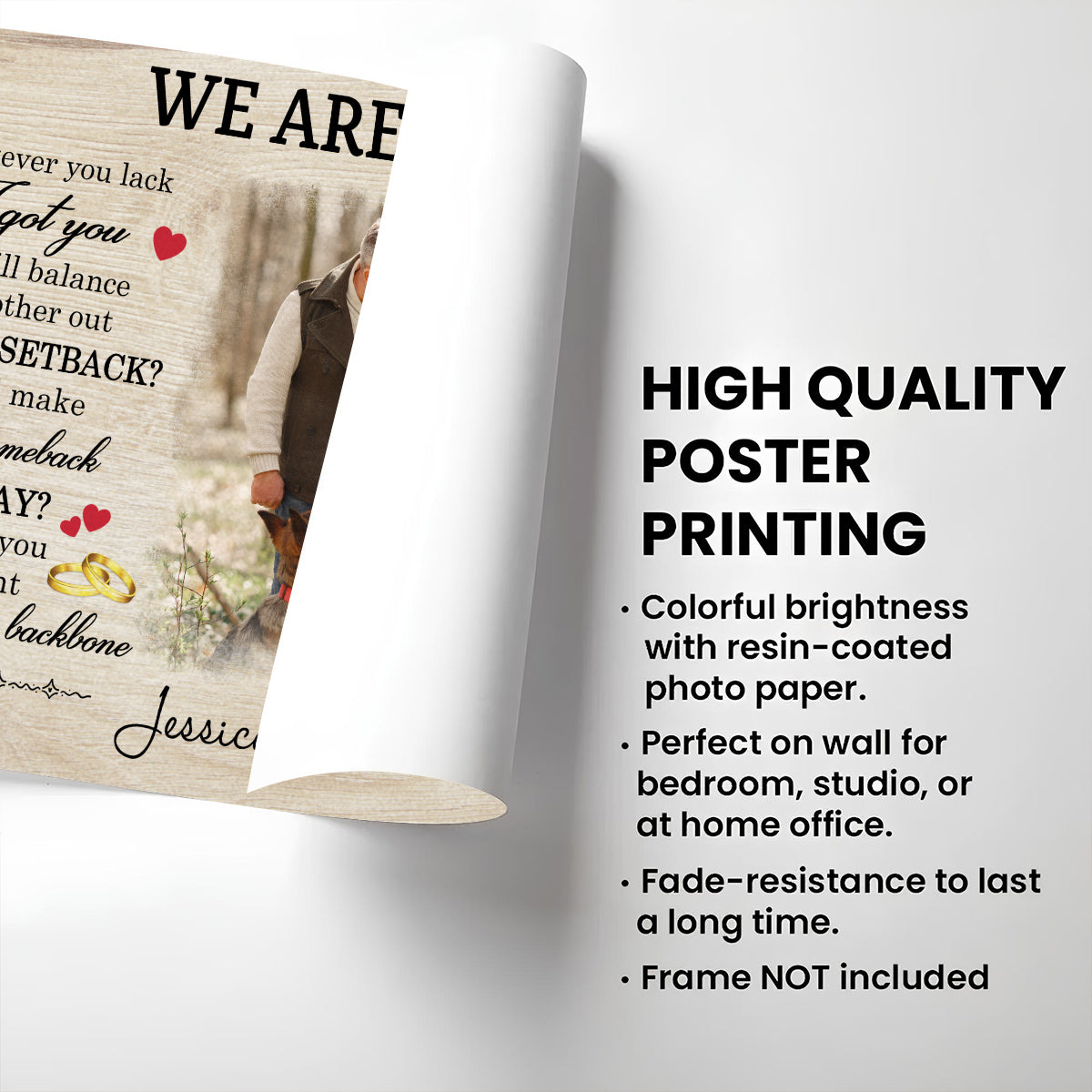 You Got Me I Got Us - Personalized Poster