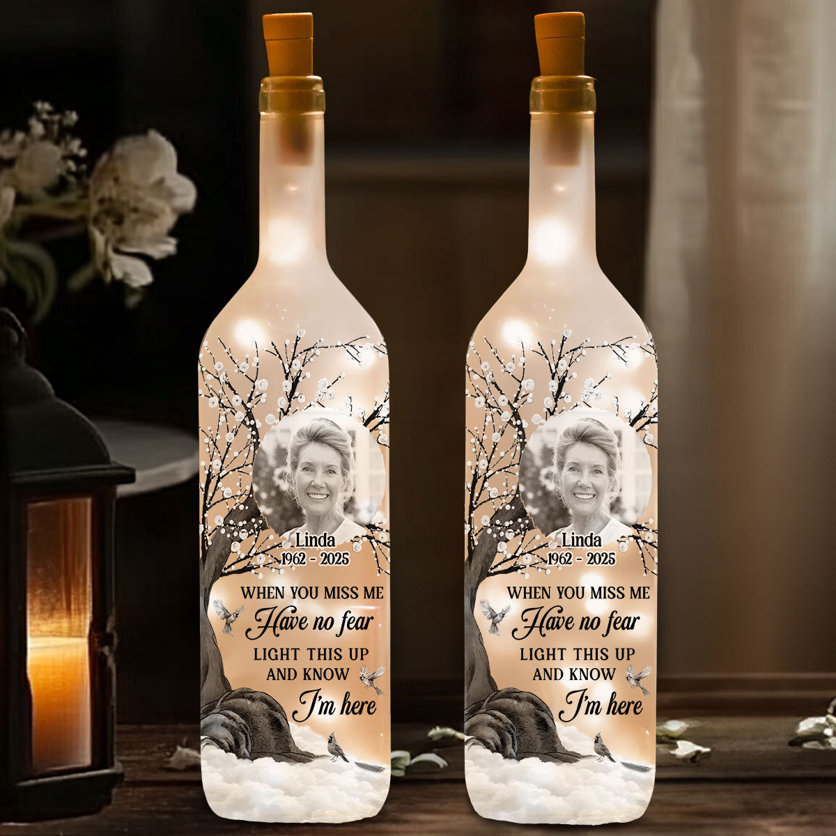 Have No Fear - Personalized Bottle Lamp