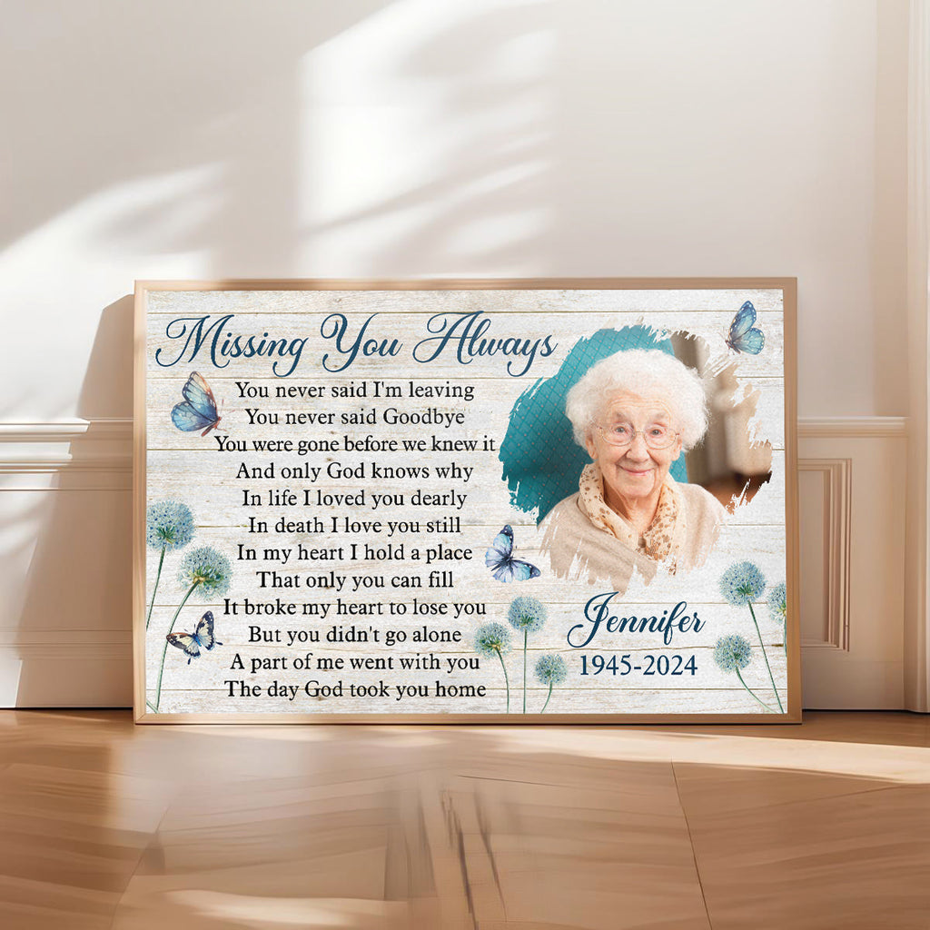 Missing You Always - Personalized Poster