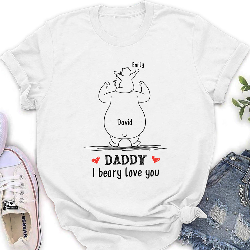 Custom Christmas & Birthday Gift for Dad & Mom • We Beary Love You Dad - Personalized Shirt