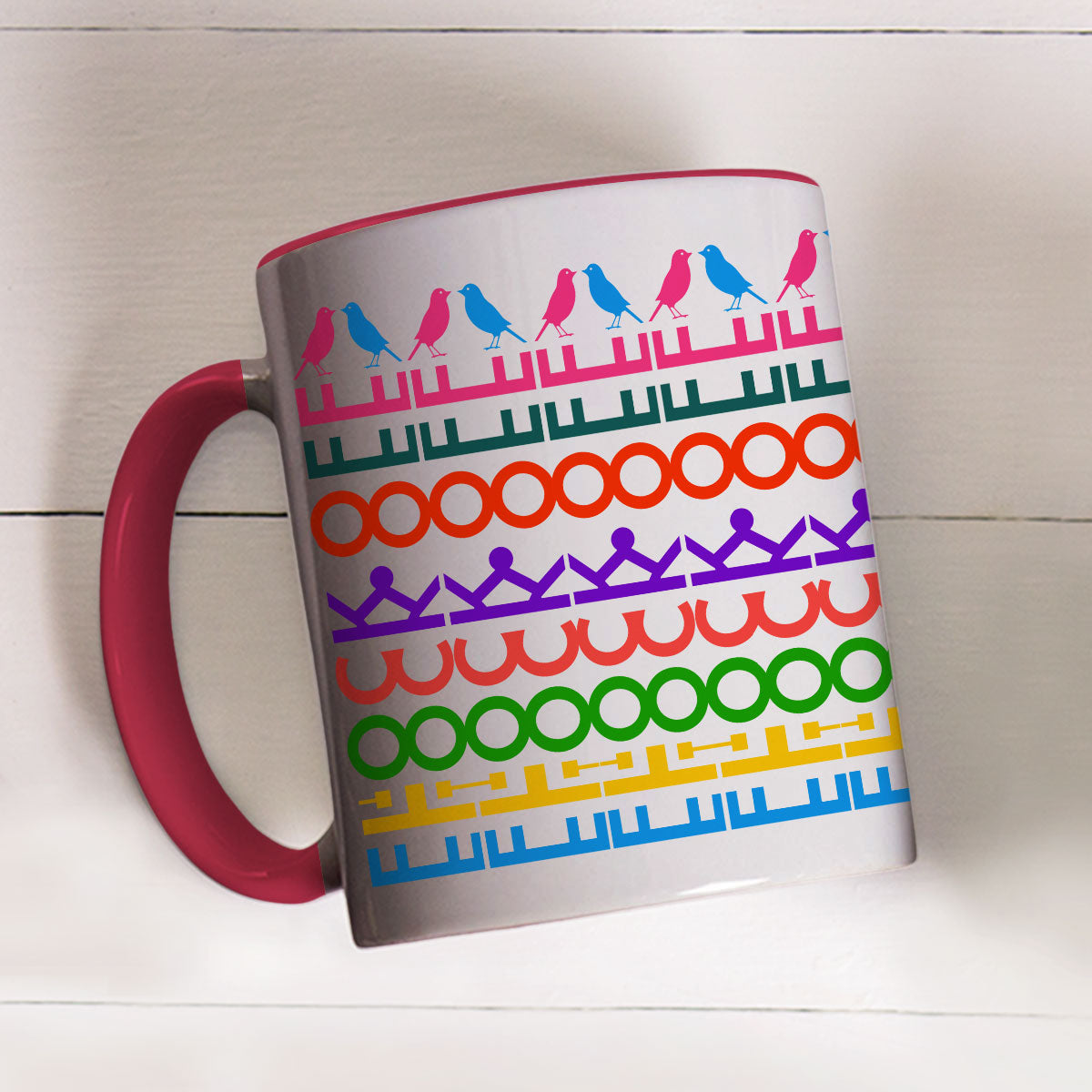 Custom Hidden Message Mug, Funny Gag Gift for Coworker Friend Girlfriend • Nothing Suspicious Here Yet - Accent Mug