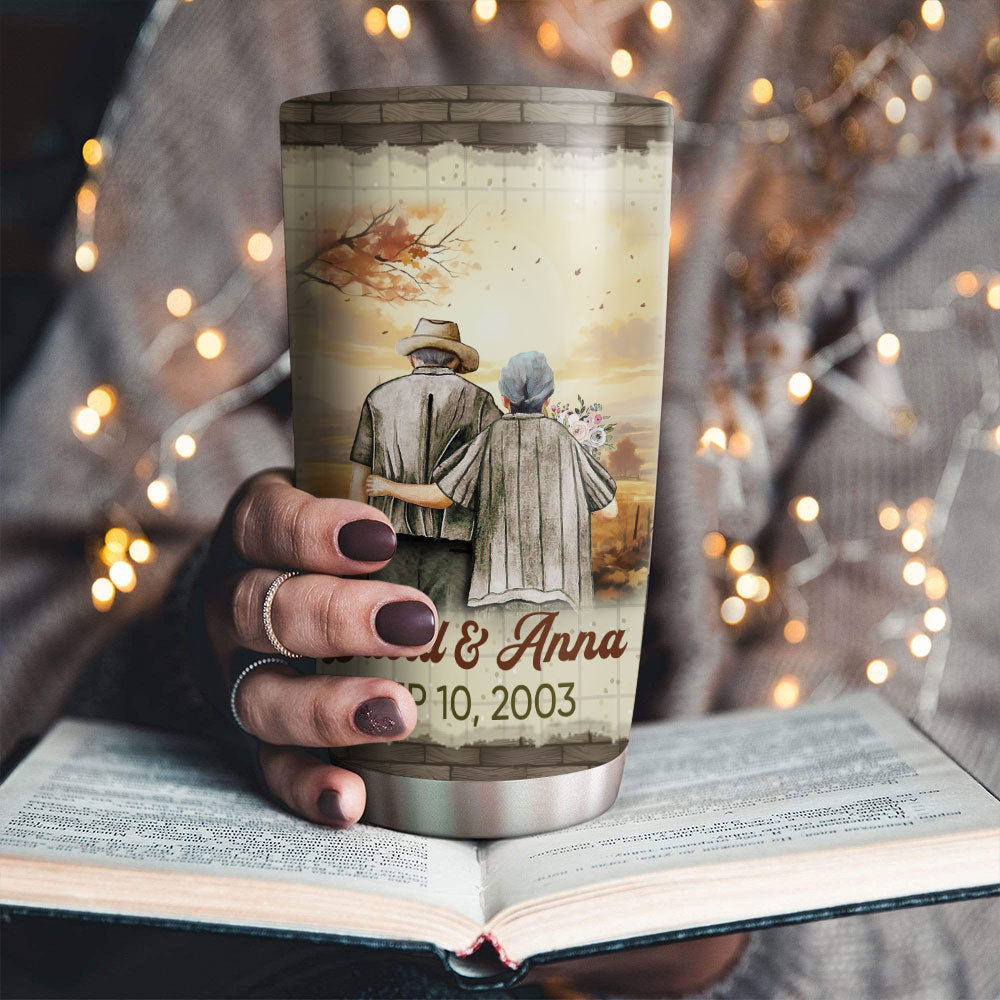 Custom Christmas Anniversary Gifts For Husband • Cant Live Without You - Personalized Tumbler