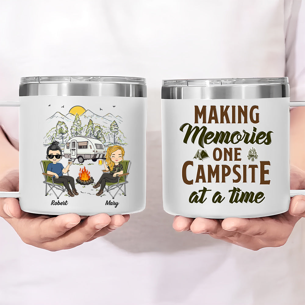 Making Memories - Personalized 14oz Stainless Steel Tumbler With Handle