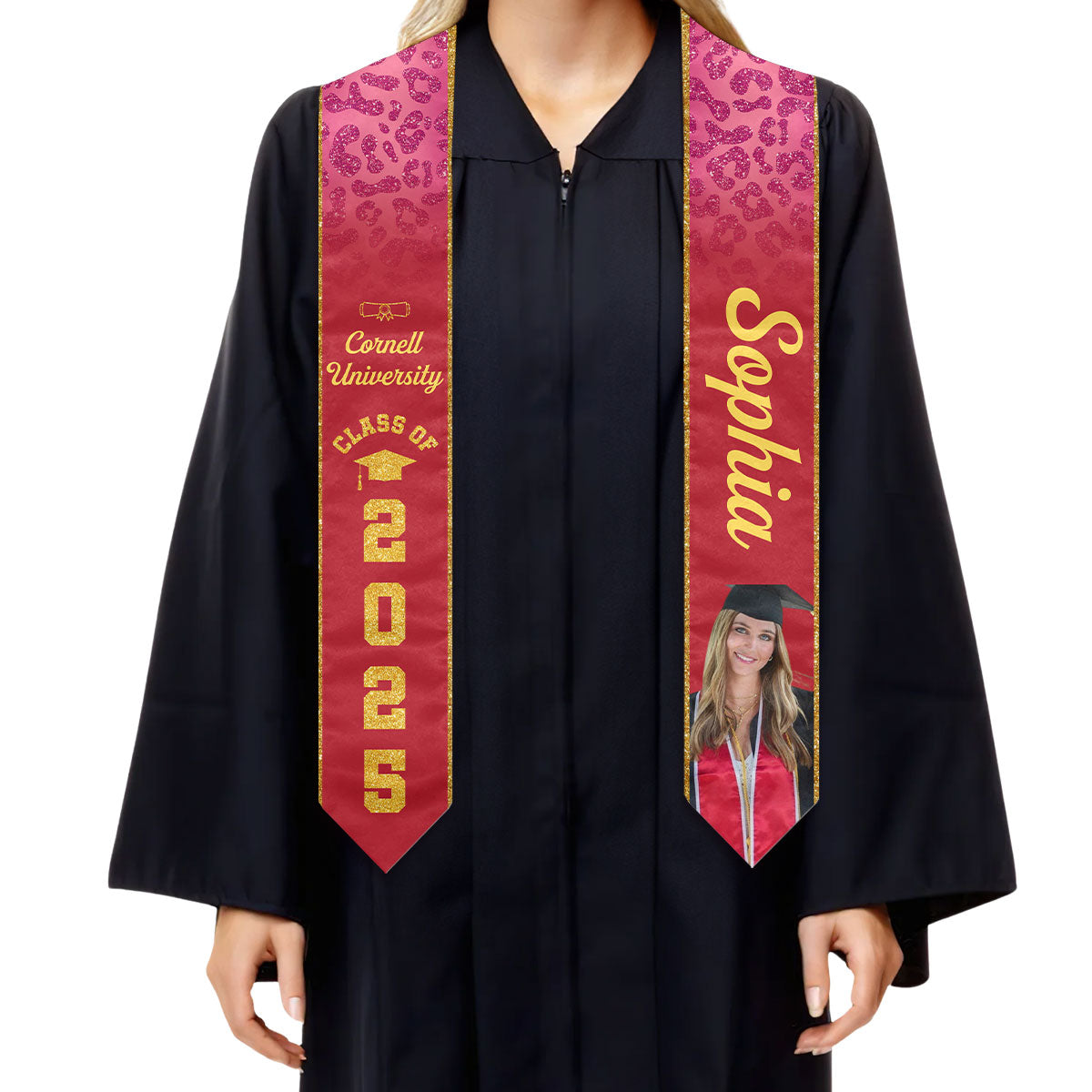 Happy Graduation - Personalized Graduation Stole