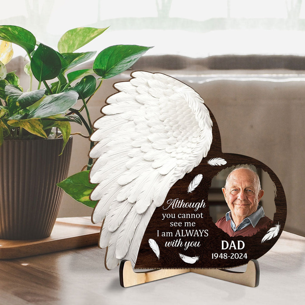 Custom Memorial Keepsake, Sympathy & Remembrance Gift • In My Heart - Personalized Wooden Plaque