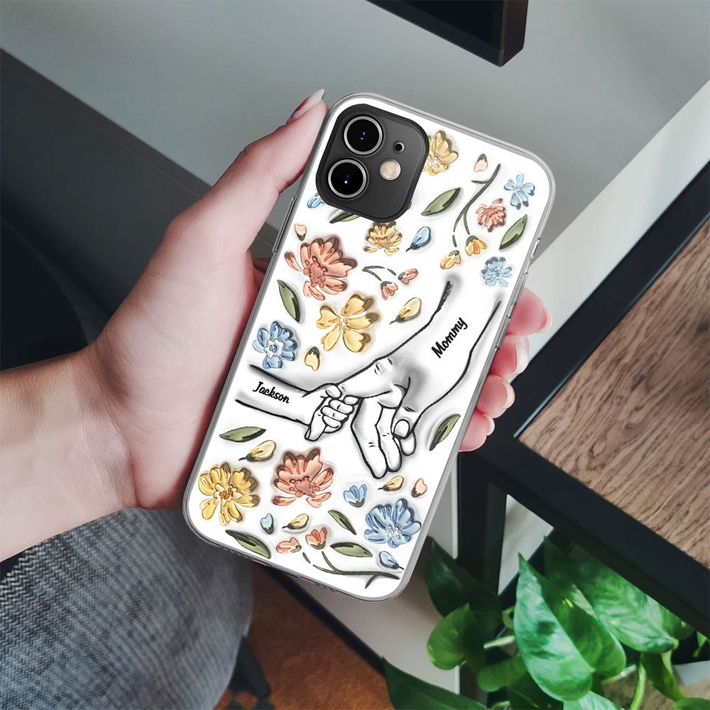 Hand In Hand, I Will Always Protect You - Personalized Phone Case