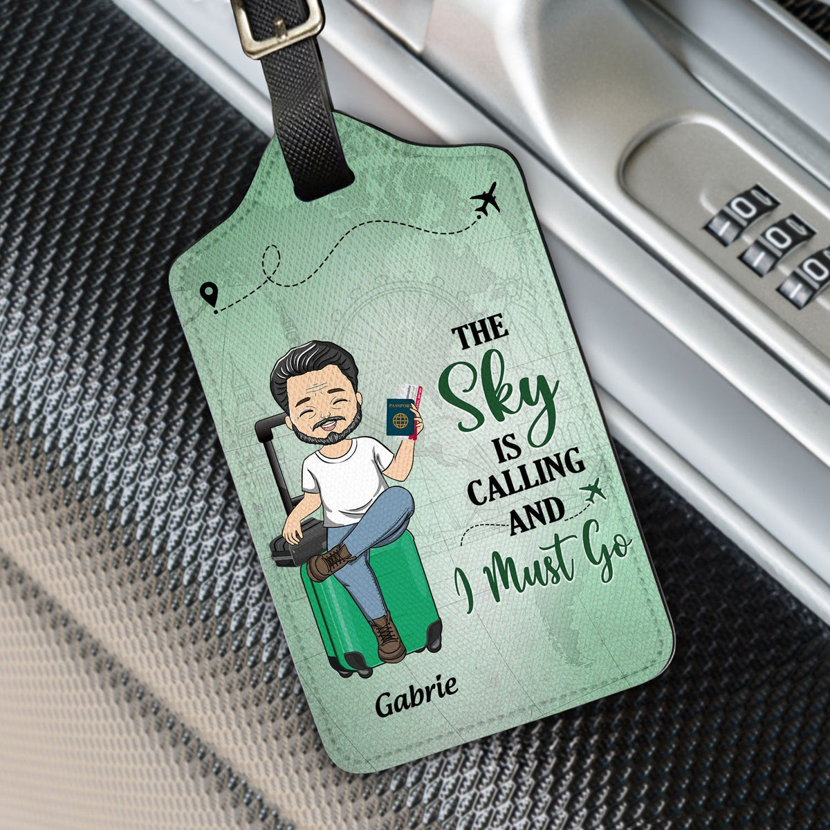 Just A Girl Boy Who Loves Traveling - Gift For Traveling Lovers - Personalized Luggage Tag
