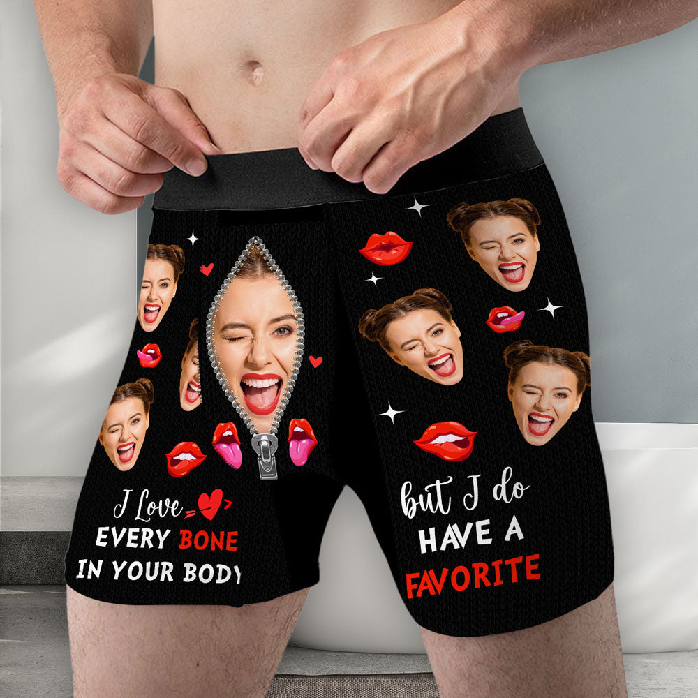 I Do Have A Favorite - Personalized Photo Men's Boxer Briefs