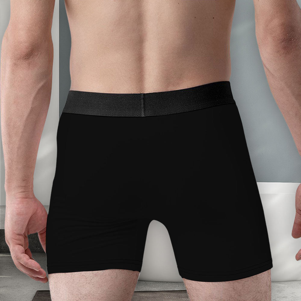 Her Zone - Personalized Photo Men's Boxer Briefs