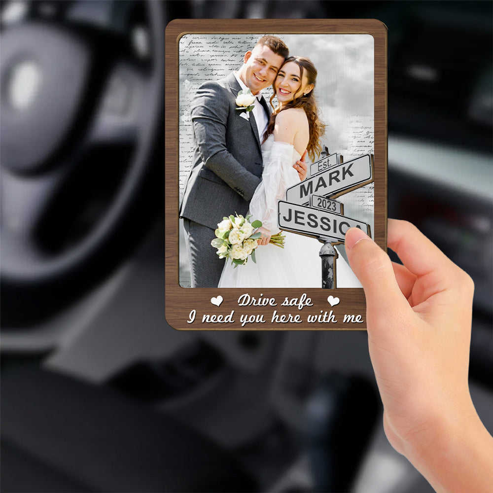 Get Home Safe - Personalized Car Visor Clip