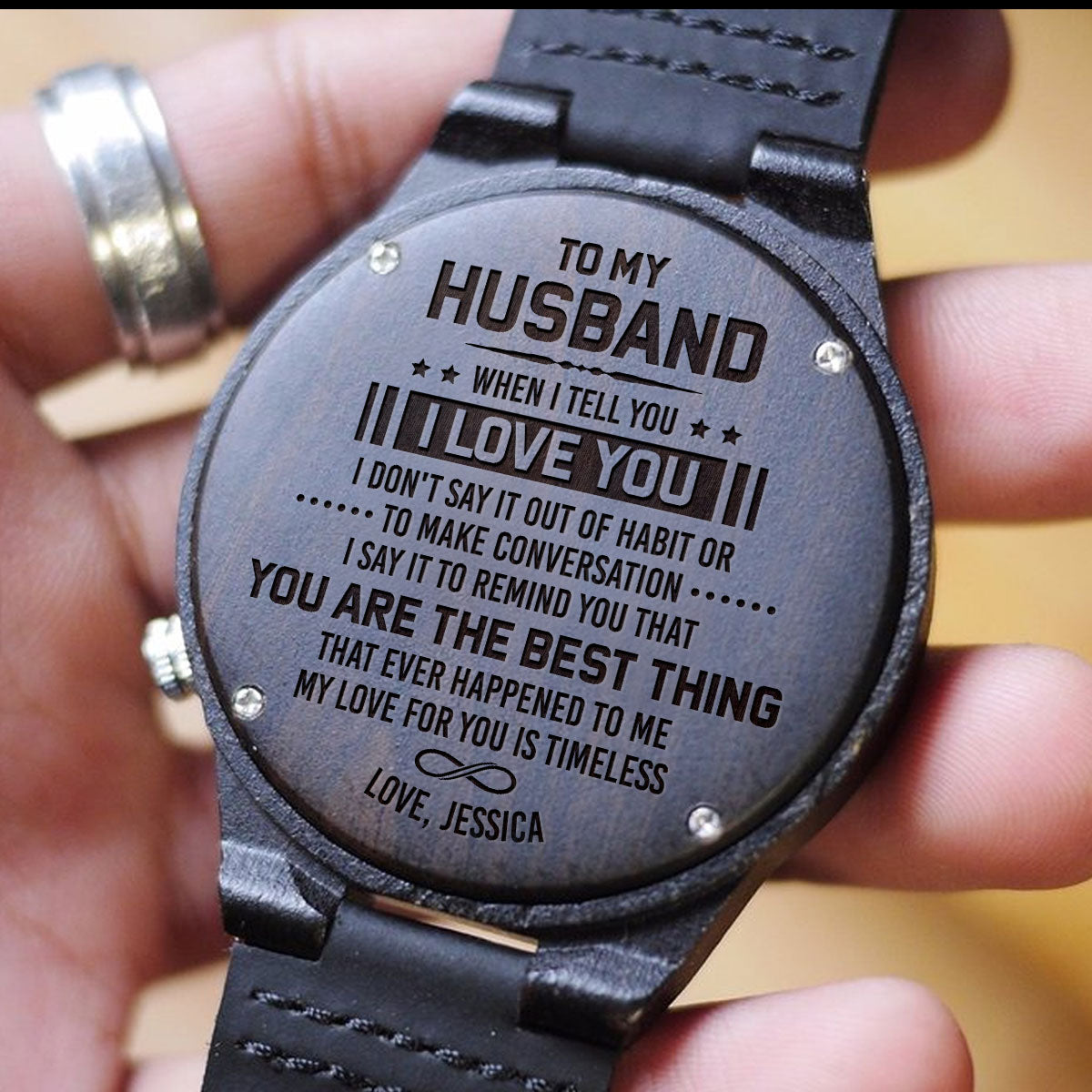 You Are The Best Thing - Personalized Wood Watch