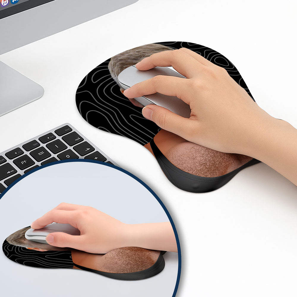 Face Couple Prank - Personalized 3D Mouse Pad