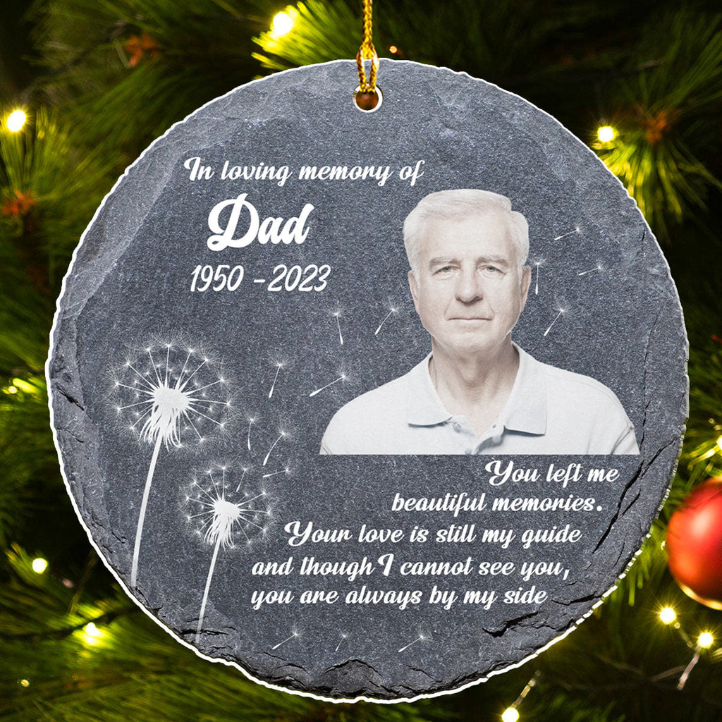Custom Photo Memorial Christmas Ornament, Sympathy Keepsake • You Are Loved Beyond Words - Personalized Acrylic Ornament