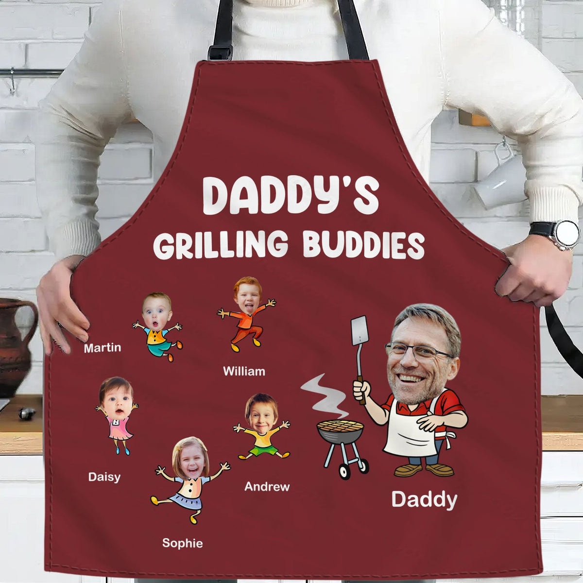 Grilling Together - Personalized Apron