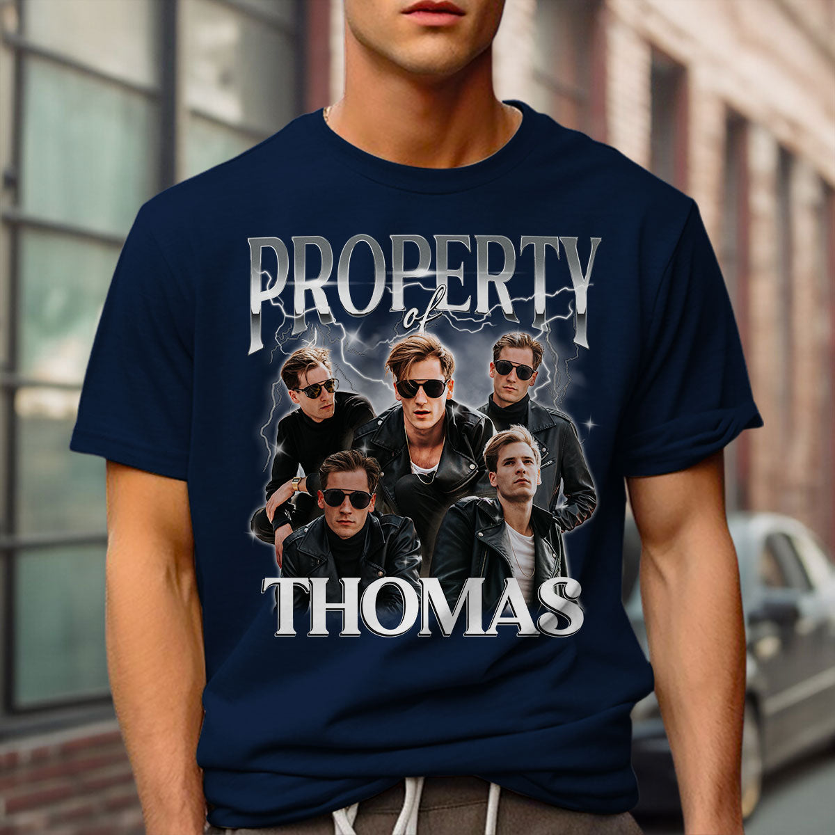 Custom Photo Anniversary Keepsake Gifts For Couple • Property Vintage - Personalized Unisex T-shirt