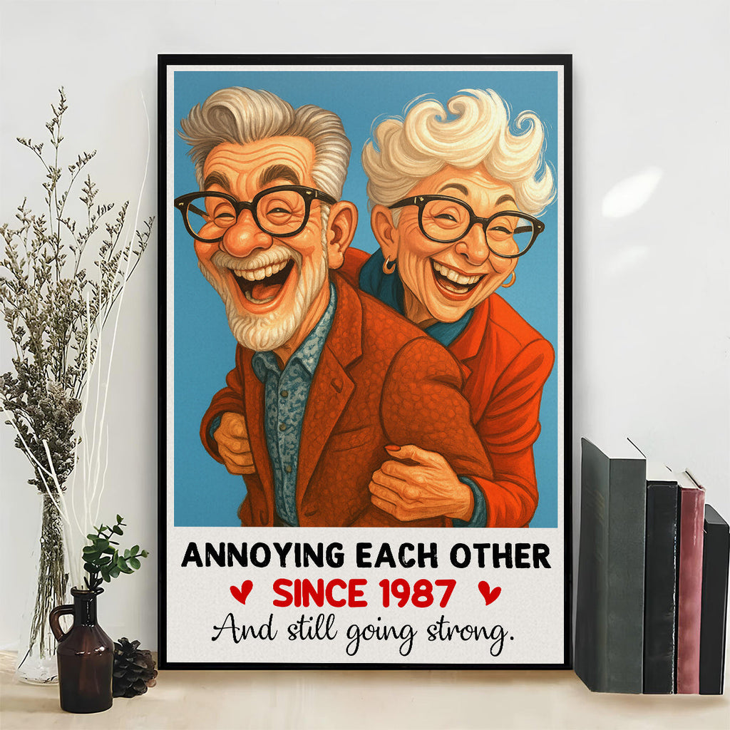 Funny Forever Love - Personalized Poster