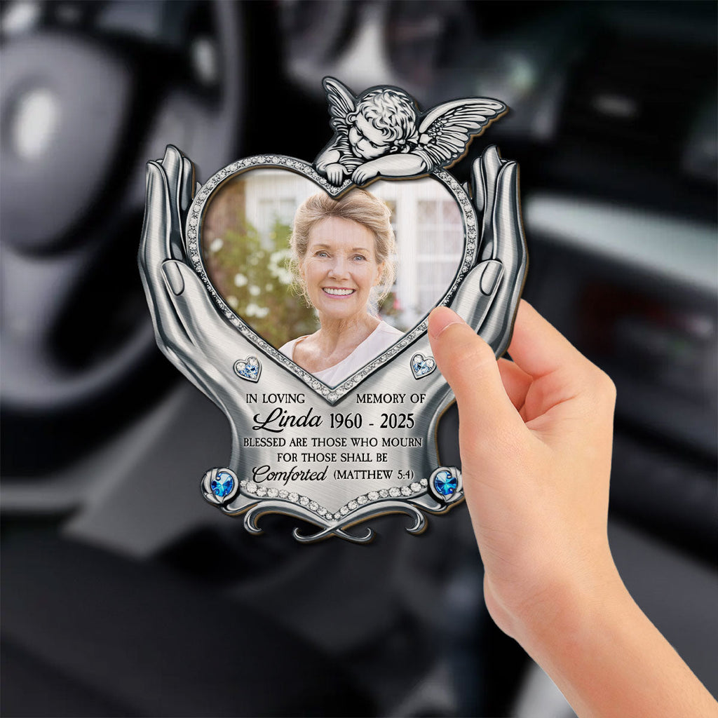 For Those Shall Be Comforted - Personalized 3D Effect Car Visor Clip