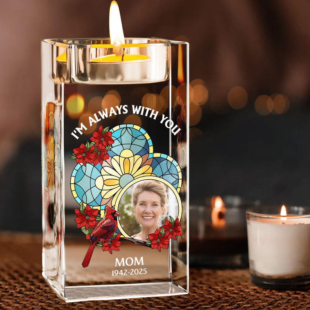 Light This Up - Personalized Crystal Candle Holder