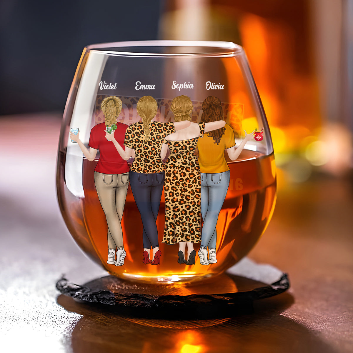 Warning The Girls Are Drinking Again 2024 - Personalized Wine Glass