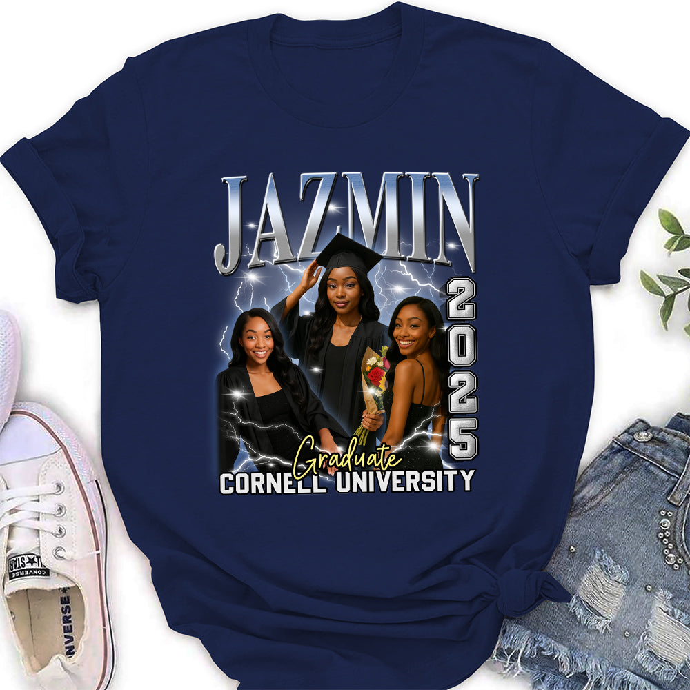 Custom Photo Christmas & Birthday Keepsake Gift • Congrats 2025 Graduate - Personalized Shirt
