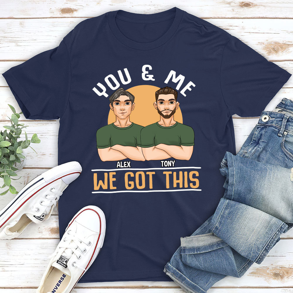 Custom Anniversary Keepsake Gifts For Couple • We Got This - Personalized Classic T-shirt