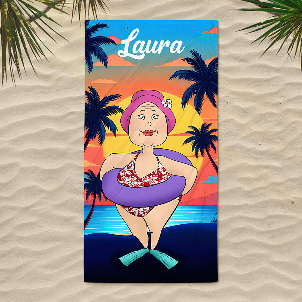 Summer Vacation - Personalized Beach Towel