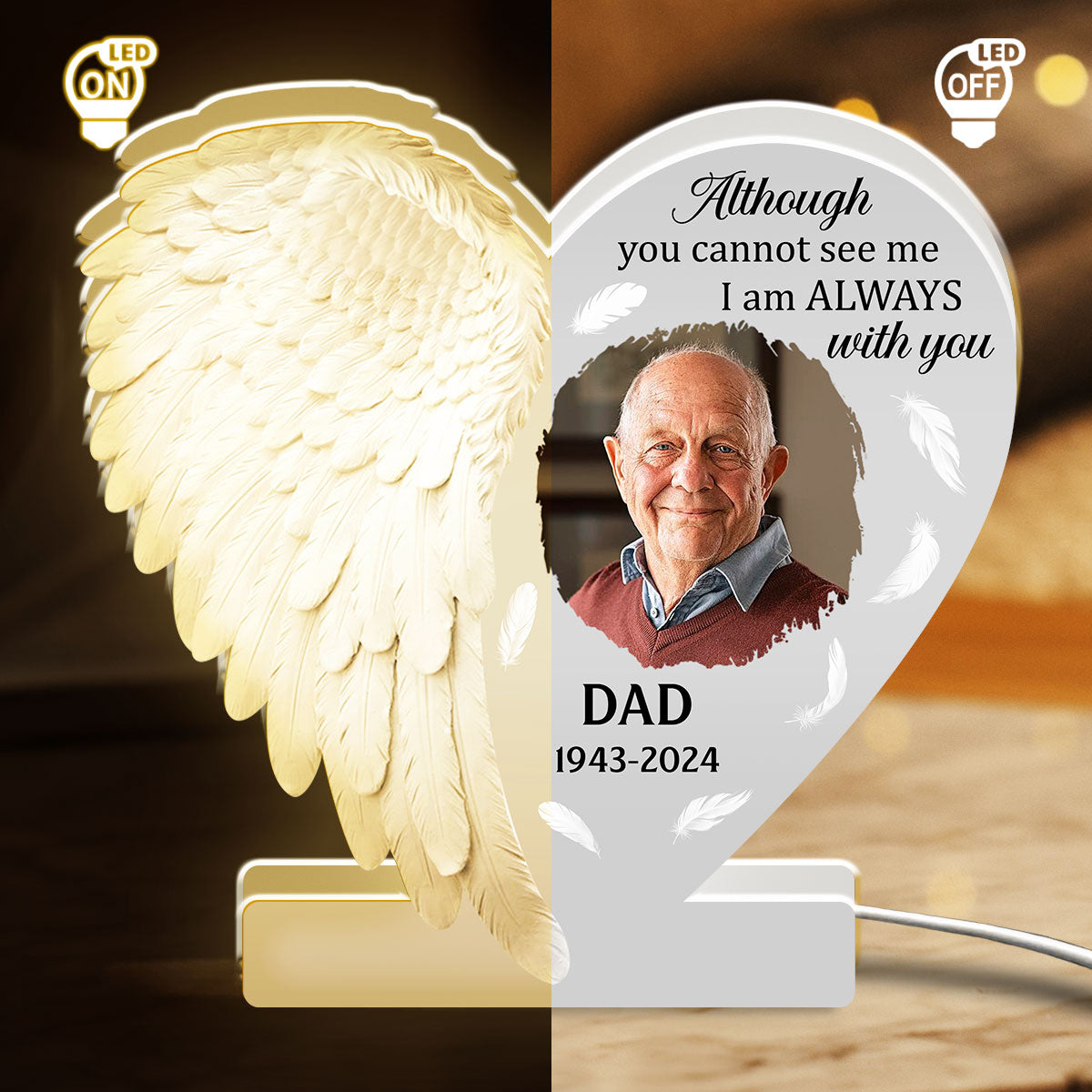 Angel In Heaven - Personalized Light Box