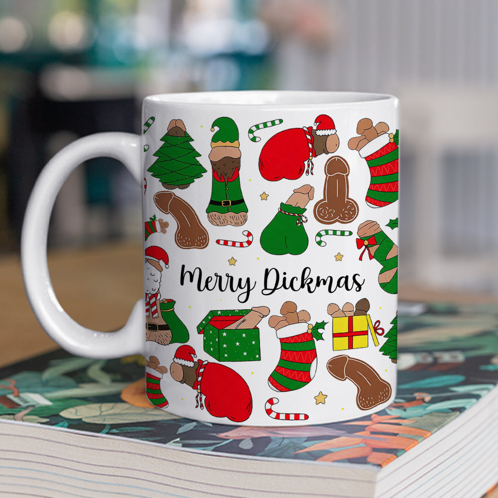 Funny Gag Gift for Coworker Friend, White Elephant Christmas Gift • Christmas Just Got Much Harder - Coffee Mug