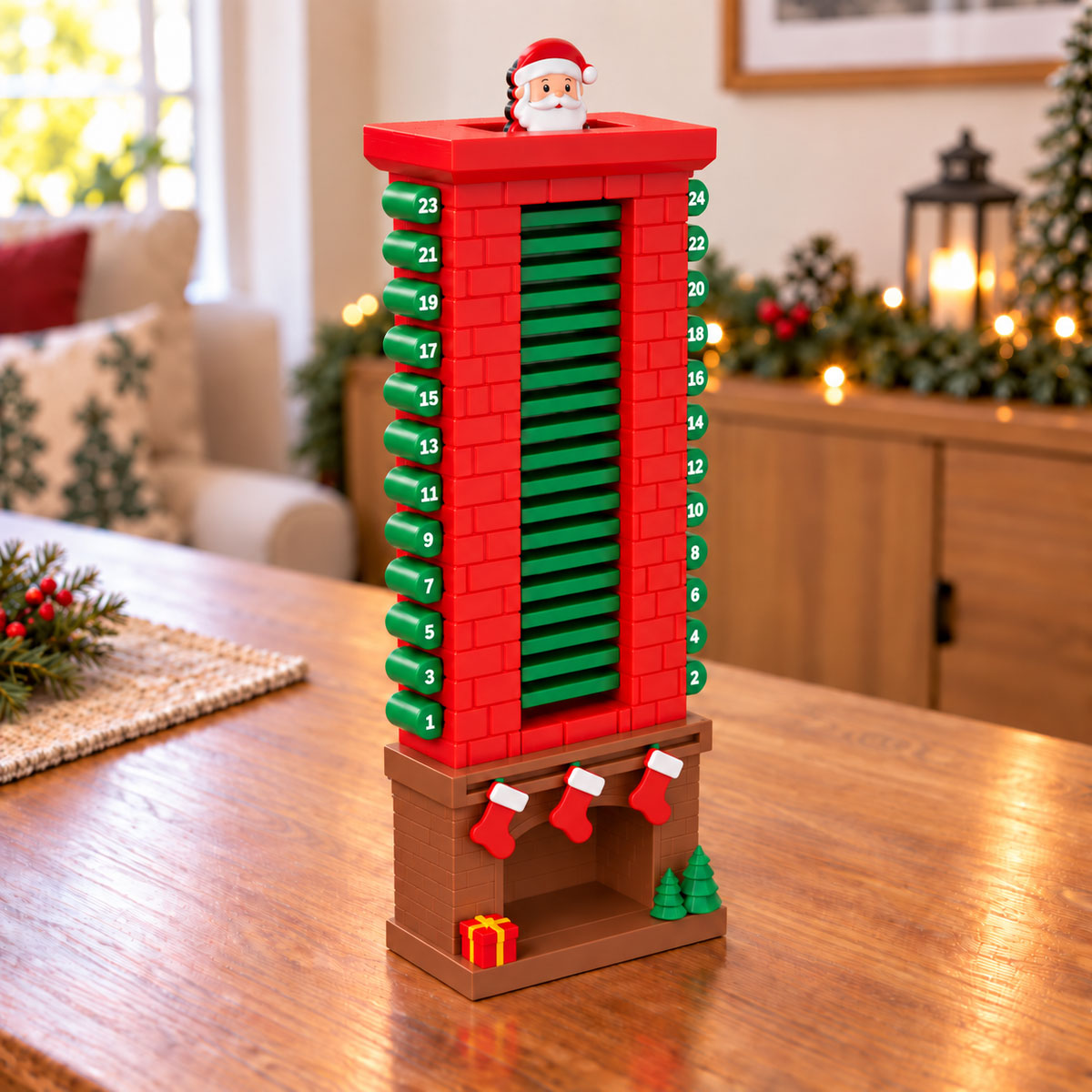 Twenty Four Days Of Magic - Santa Chimney Advent Calendar