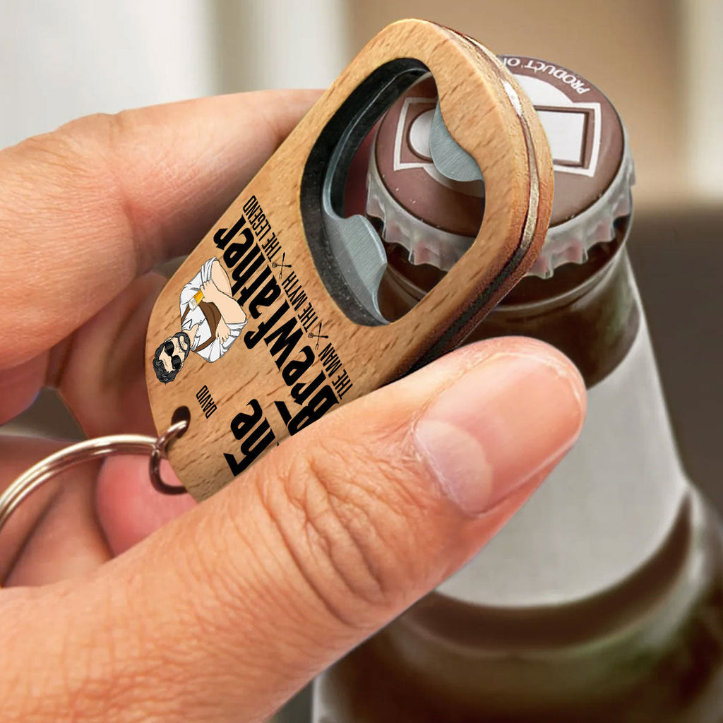The Brewfather - Personalized Bottle Opener Keychain