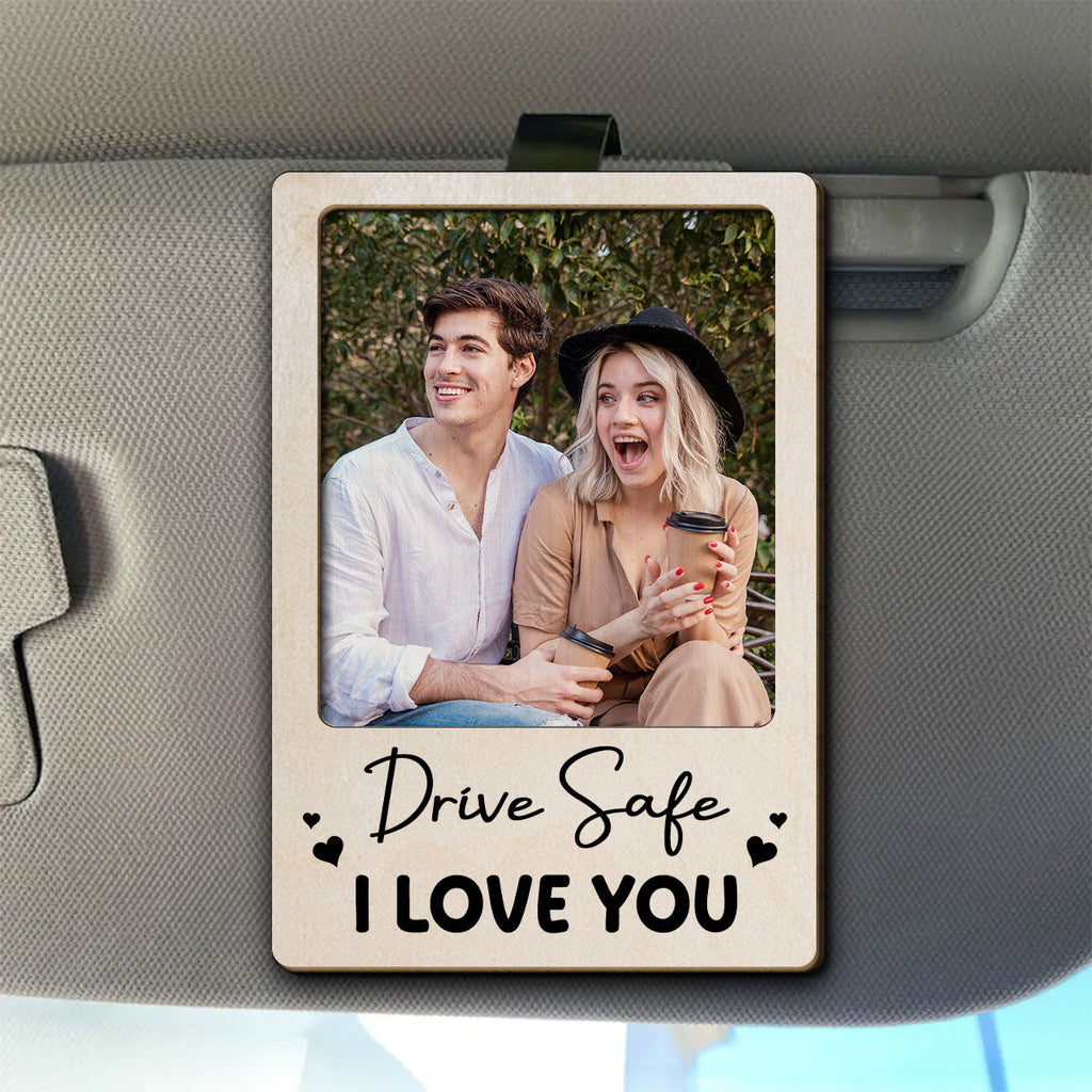 You Mean The World To Me - Personalized Car Visor Clip