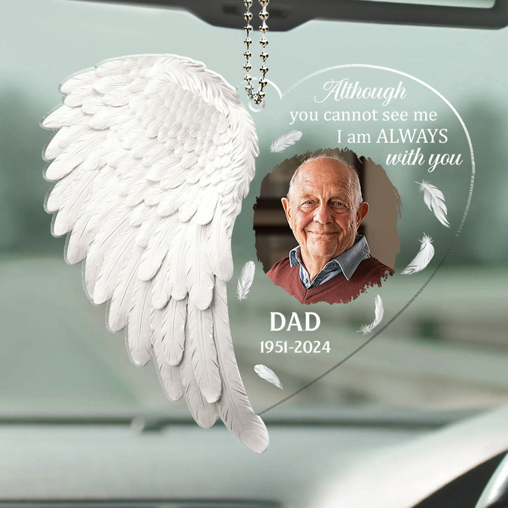 Angel In Heaven Version 2 - Personalized Acrylic Car Ornament