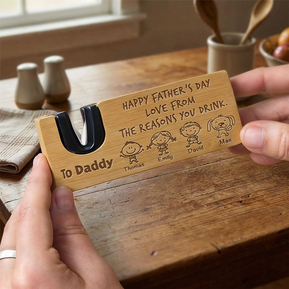 My Best Daddy - Personalized Engraved Opener Sharpener Stowel