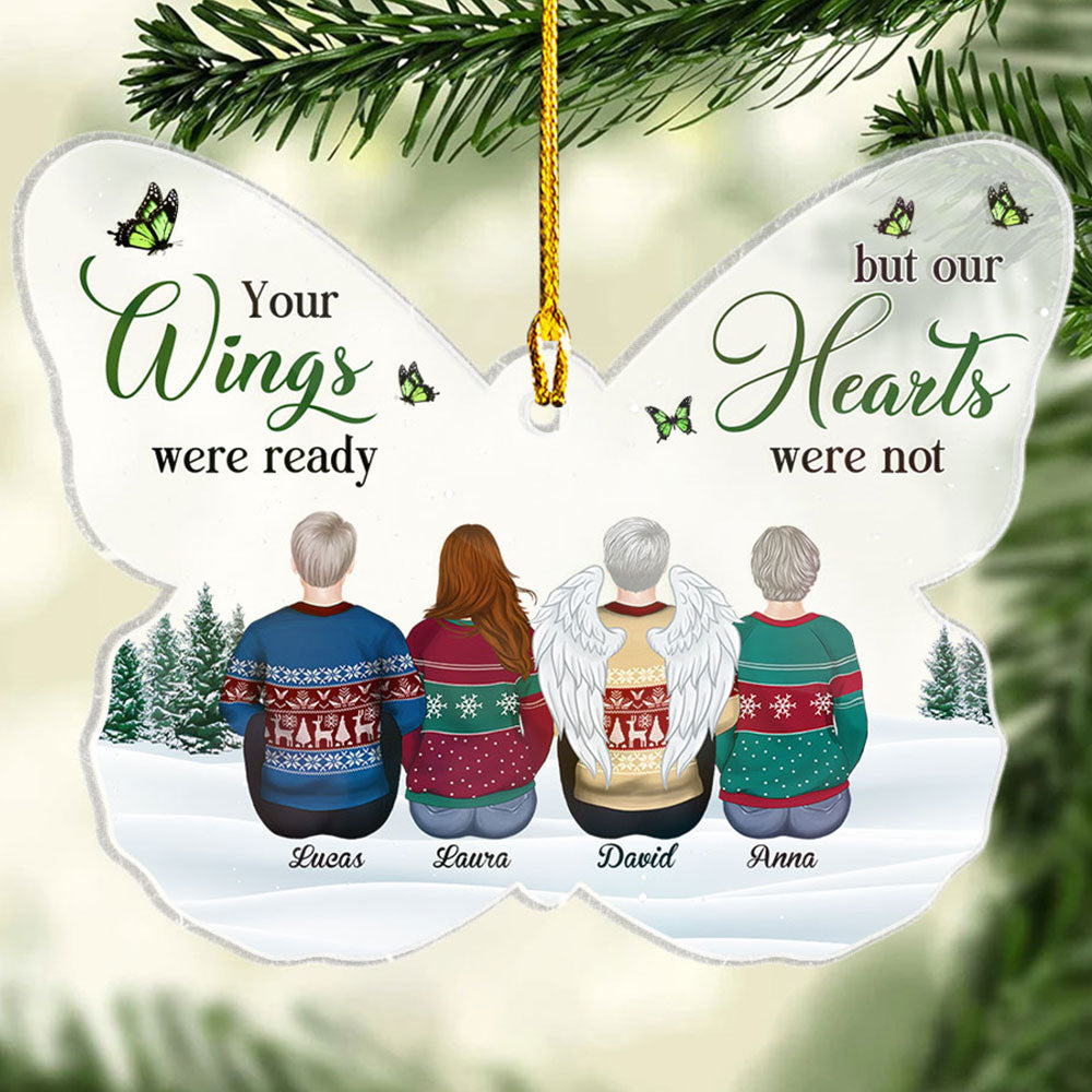Custom Family Ornament, Christmas Gift for Family Members •  Always On My Mind - Personalized Acrylic Ornament