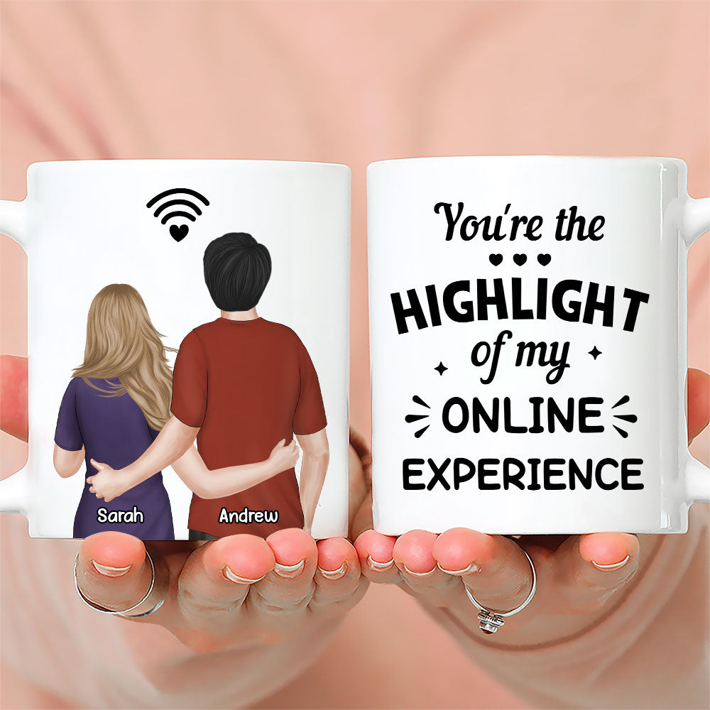 Custom Anniversary Keepsake Gifts For Couple • Online Experience - Personalized Coffee Mug